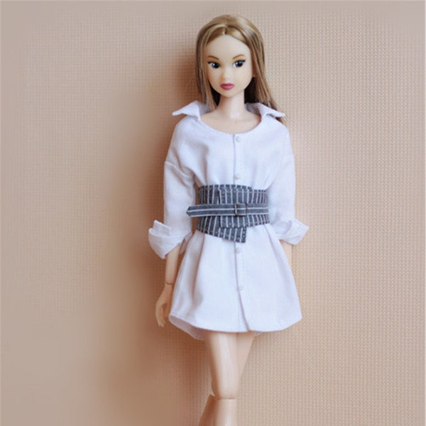 CUSTOM SIZE Doll Clothes Doll Shirt Doll Belt for Blythe OB22 OB24 Azone Mico Poppy Parker Momoko Fashion Royalty FR2