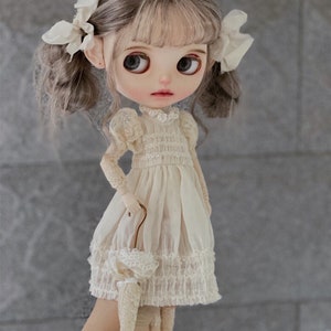 NEW Fashionable Doll Dress Blythe Doll Dress Blythe Doll Clothes Azone Body Skirt OB24 Doll Clothes Doll Umbrella Photo Shooting Outfit
