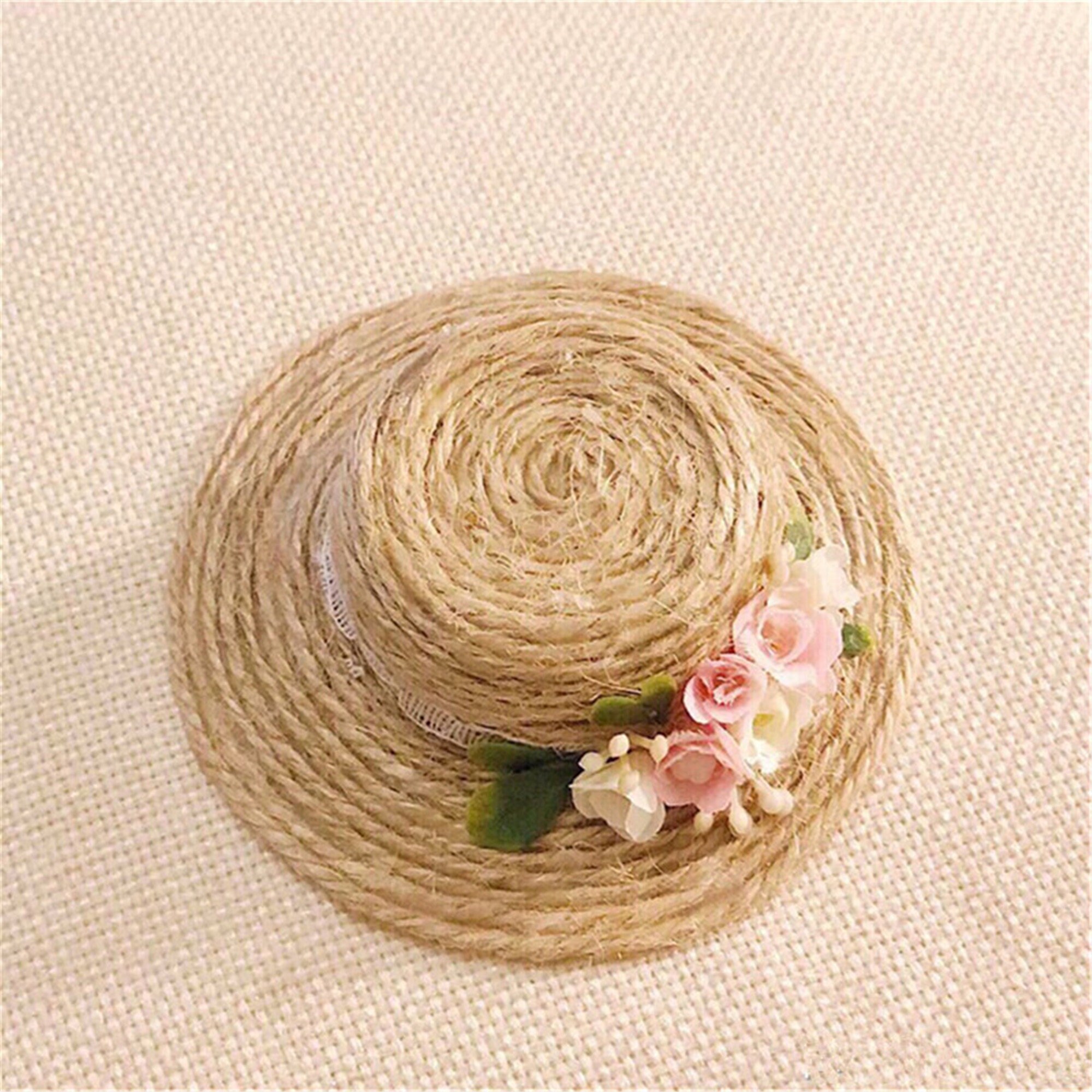 Fashionable Handmade Doll Straw Hat Elegant Doll Cap for Etsy