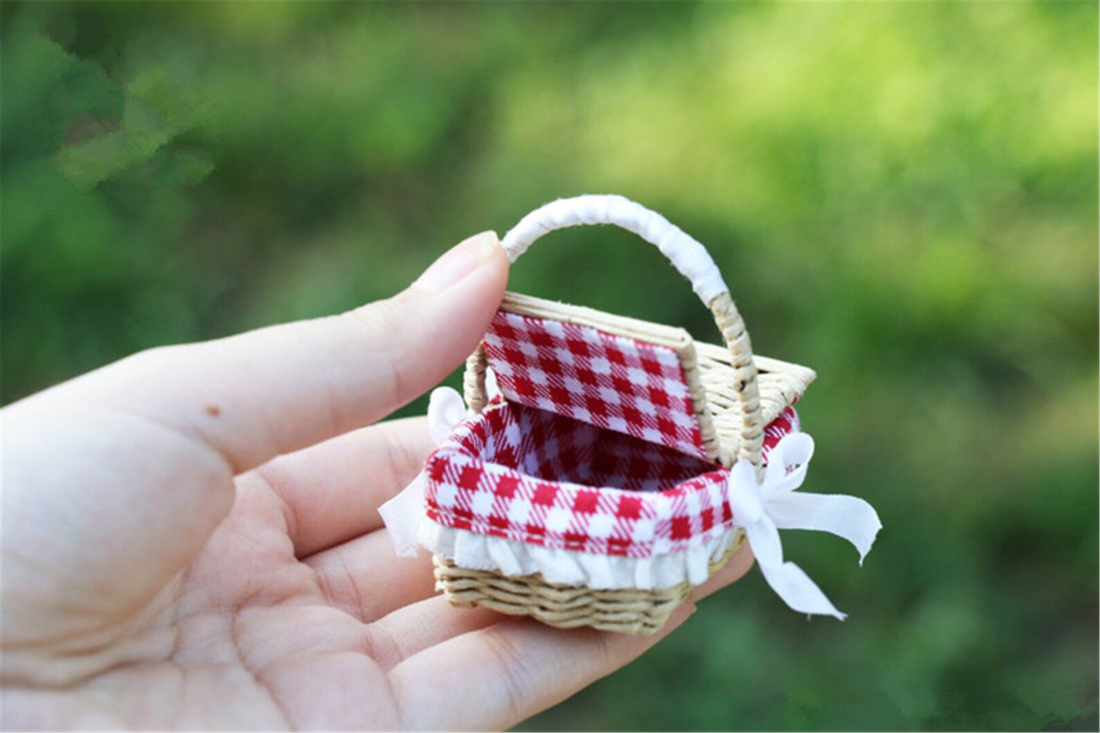 NEW Amazing Handmade Doll Picnic Basket Doll Flower Basket Etsy