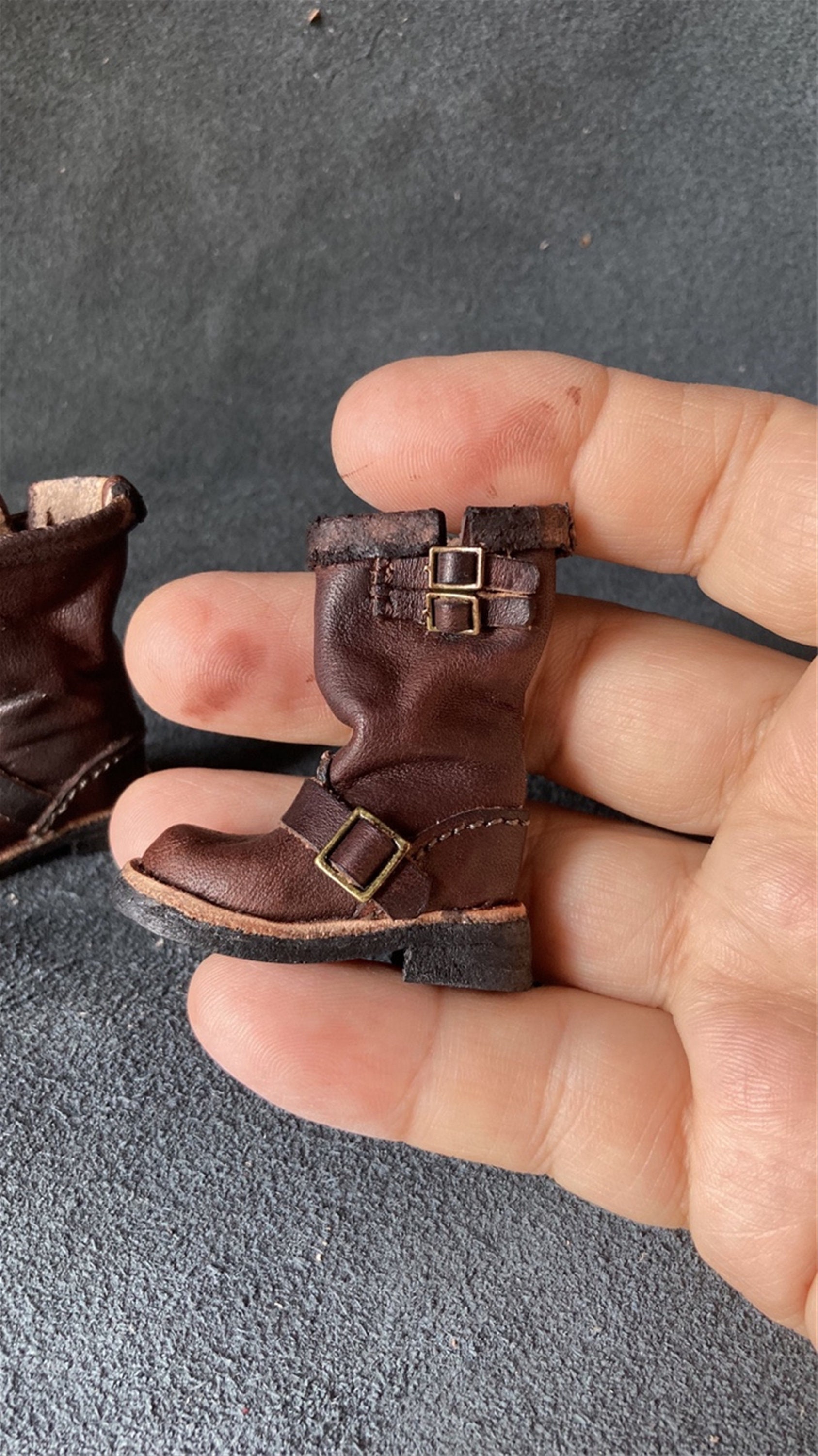 16 Scale Genuine Leather Doll Boots Blythe Shoes Blythe Doll