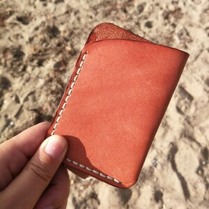 Card holder/ wallet hand painted
