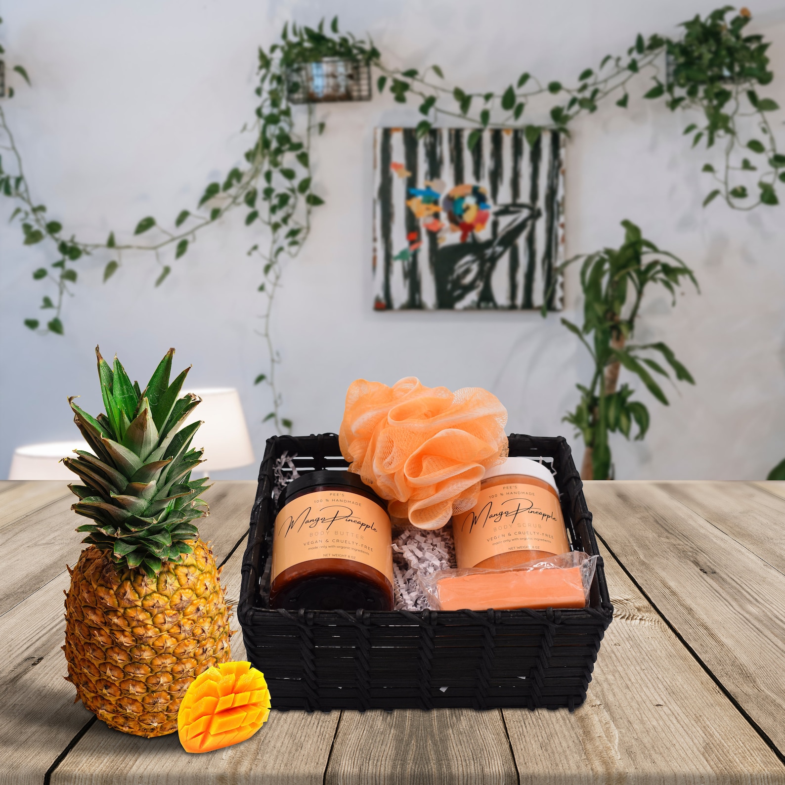 Gift Basket set Mango Pineapple for Mothers Day Birthday or Etsy