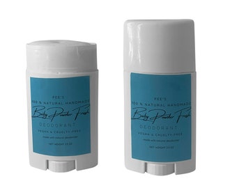 Baby Powder Natural Deodorant, Women’s Deodorant, Aluminum Free, Sensitive Skin