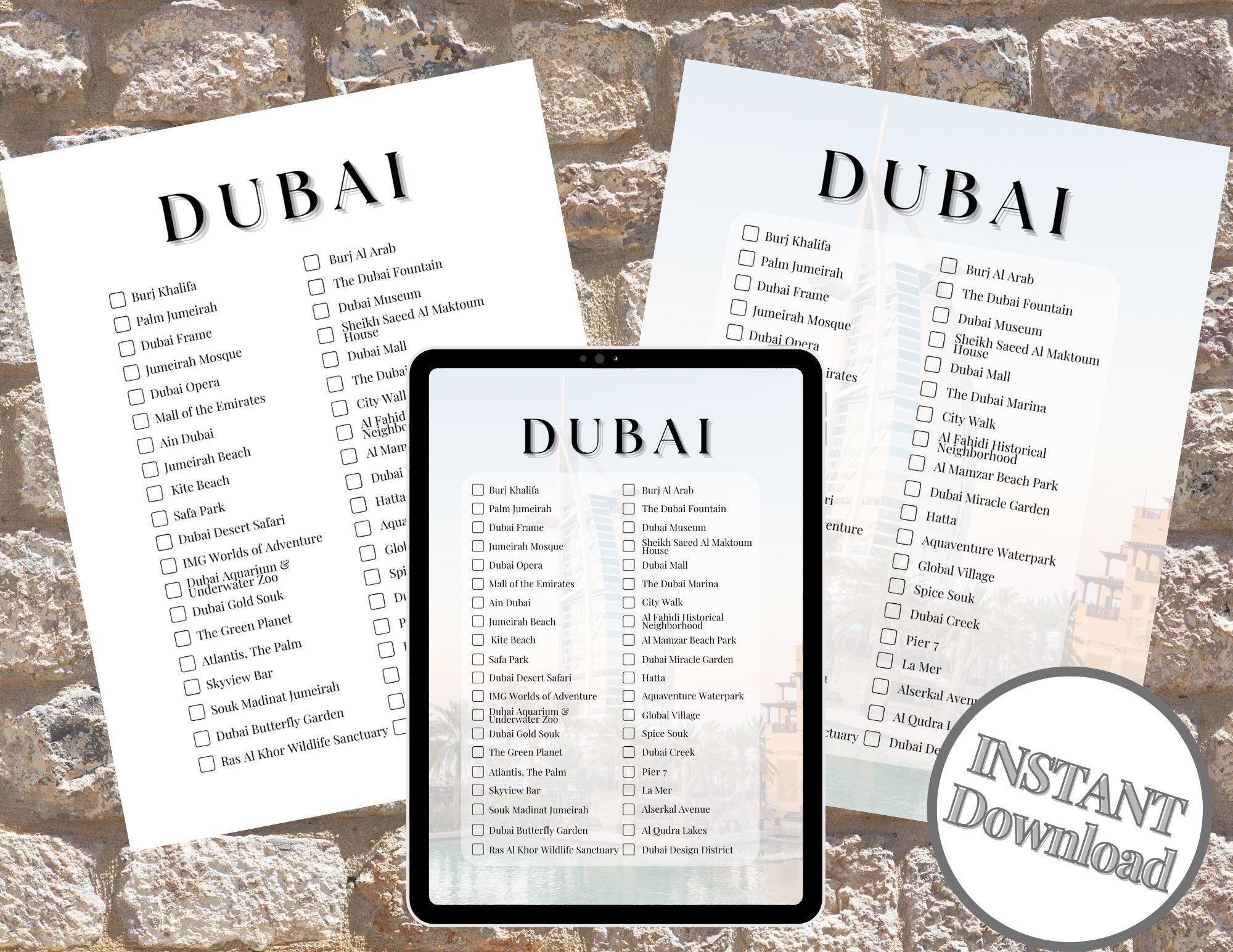 Bucket Arab Dubai Bucket List of Must-see Sites - United Arab Emirates Travel ...
