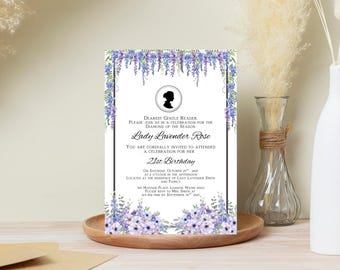 Bridgerton season 4 party, series watch invitation