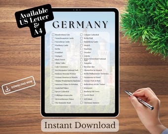 To Do Liste zum Ausdrucken - 5 digitale Download-Dateien - PNG PDF - US Letter / A4