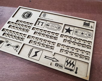Terraforming Mars Player Game Board Laser Cut File - Glowforge Optimized