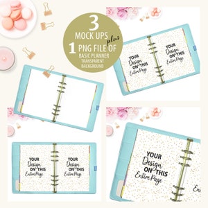 Baby Blue Planner Mockup, Journal Mockup, Planner Binder MockUp, Mock Up, Mockup, Mockup on Flatlay, JPEG, PNG, and Editable Mockup