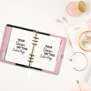 Pink Blush Planner Mockup, Journal Mockup, Mock Up, Mockup, Mockup on Flatlay, JPEG, PNG, and PSD Smart Object Files, Editable Mockup