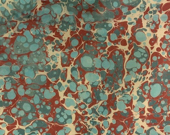 Marbled Paper (Ebru Painting), Battal Ebru, Book Binding Paper 13x19 inch, 35x49 cm