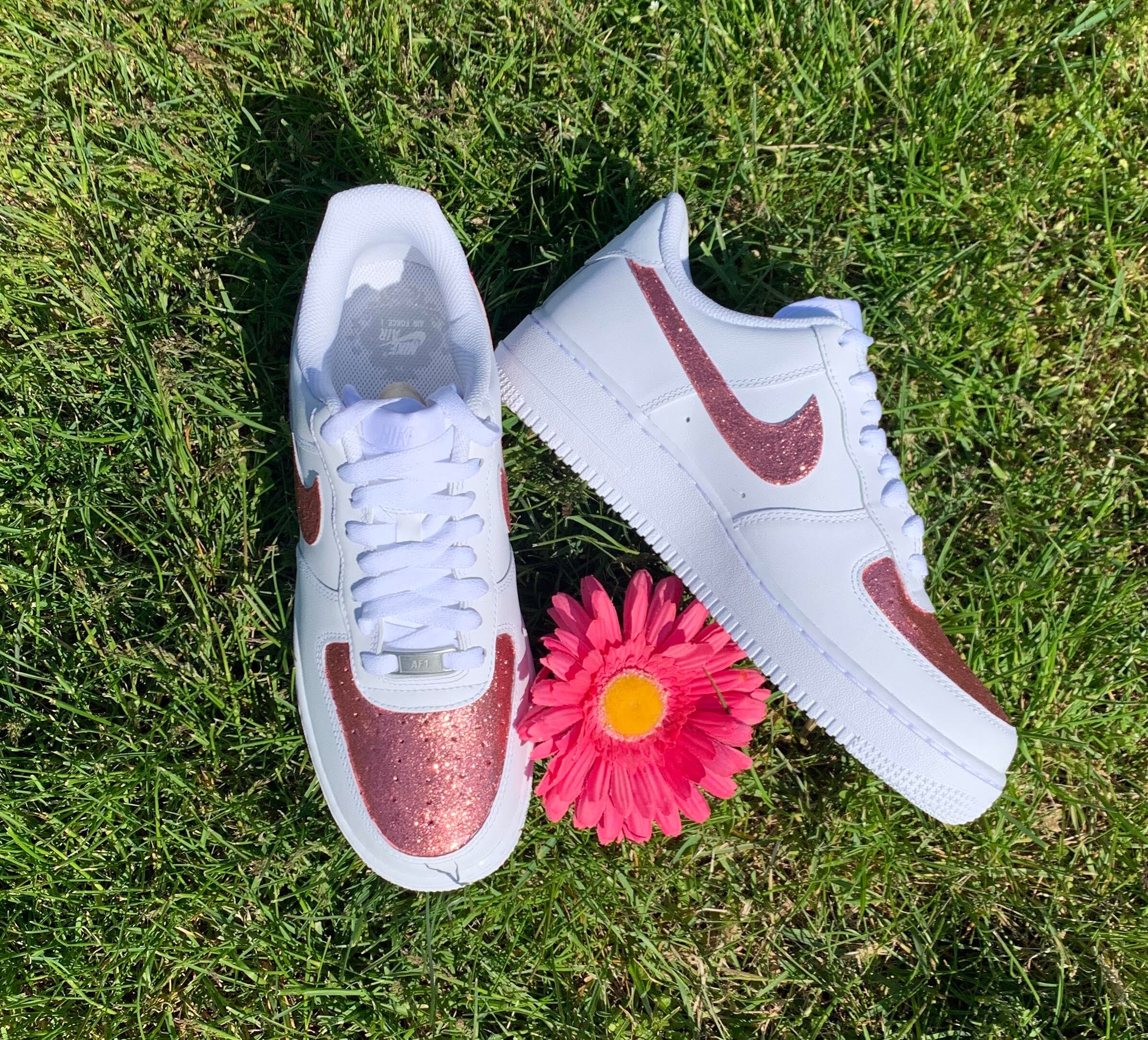glitter air force 1s