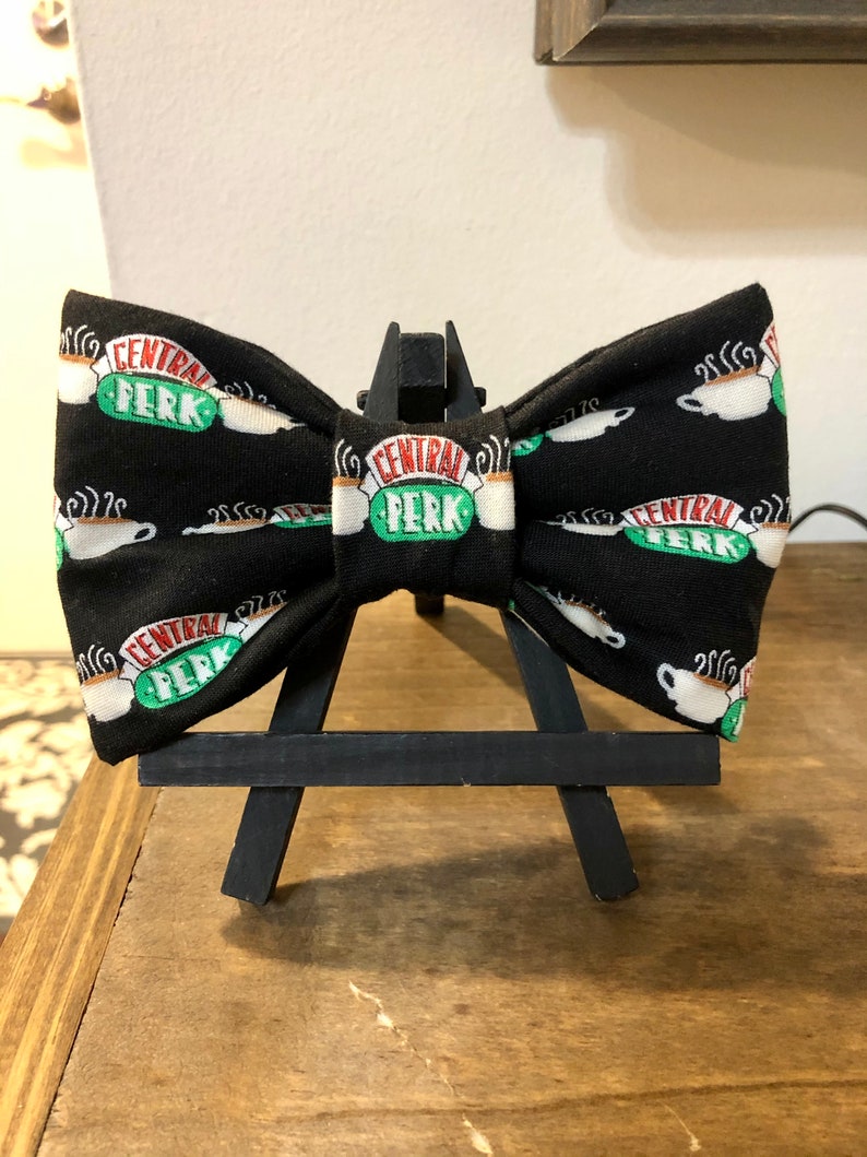 Dog Bow Tie Cat Bow Tie-Central Perk Inspired by Friends Pet Bow Tie For Your Dog or Cat