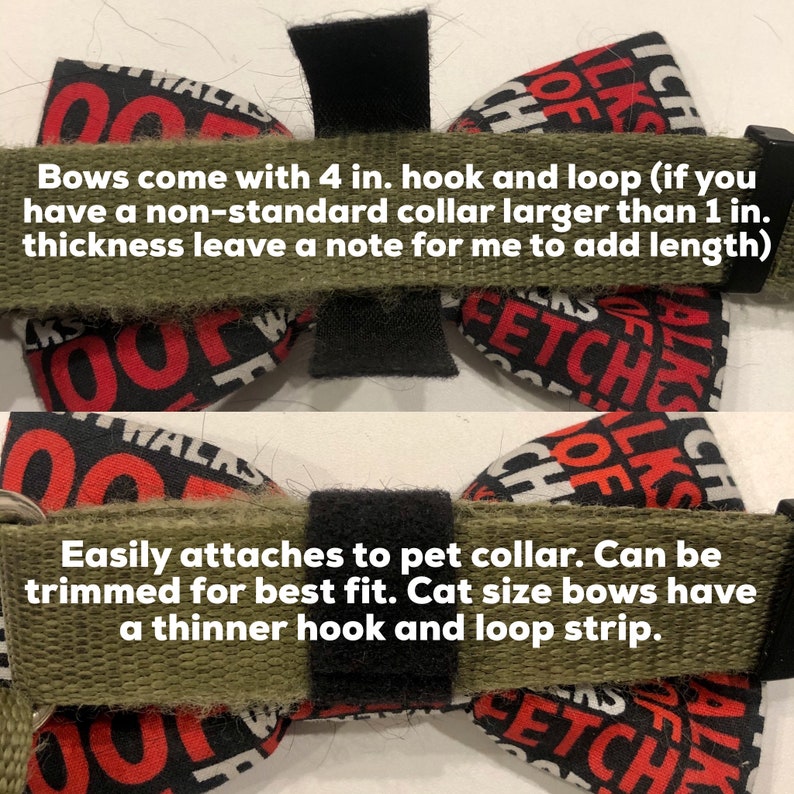 Dog Bow Tie Cat Bow Tie-Central Perk Inspired by Friends Pet Bow Tie For Your Dog or Cat