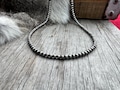 Handmade 4mm German Silver Navajo Pearl Necklace
