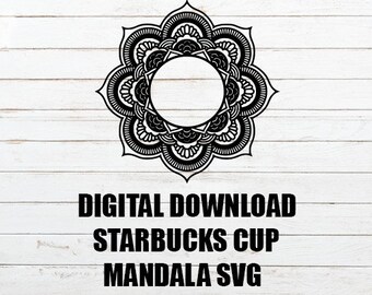 Download Starbucks Mandala Etsy