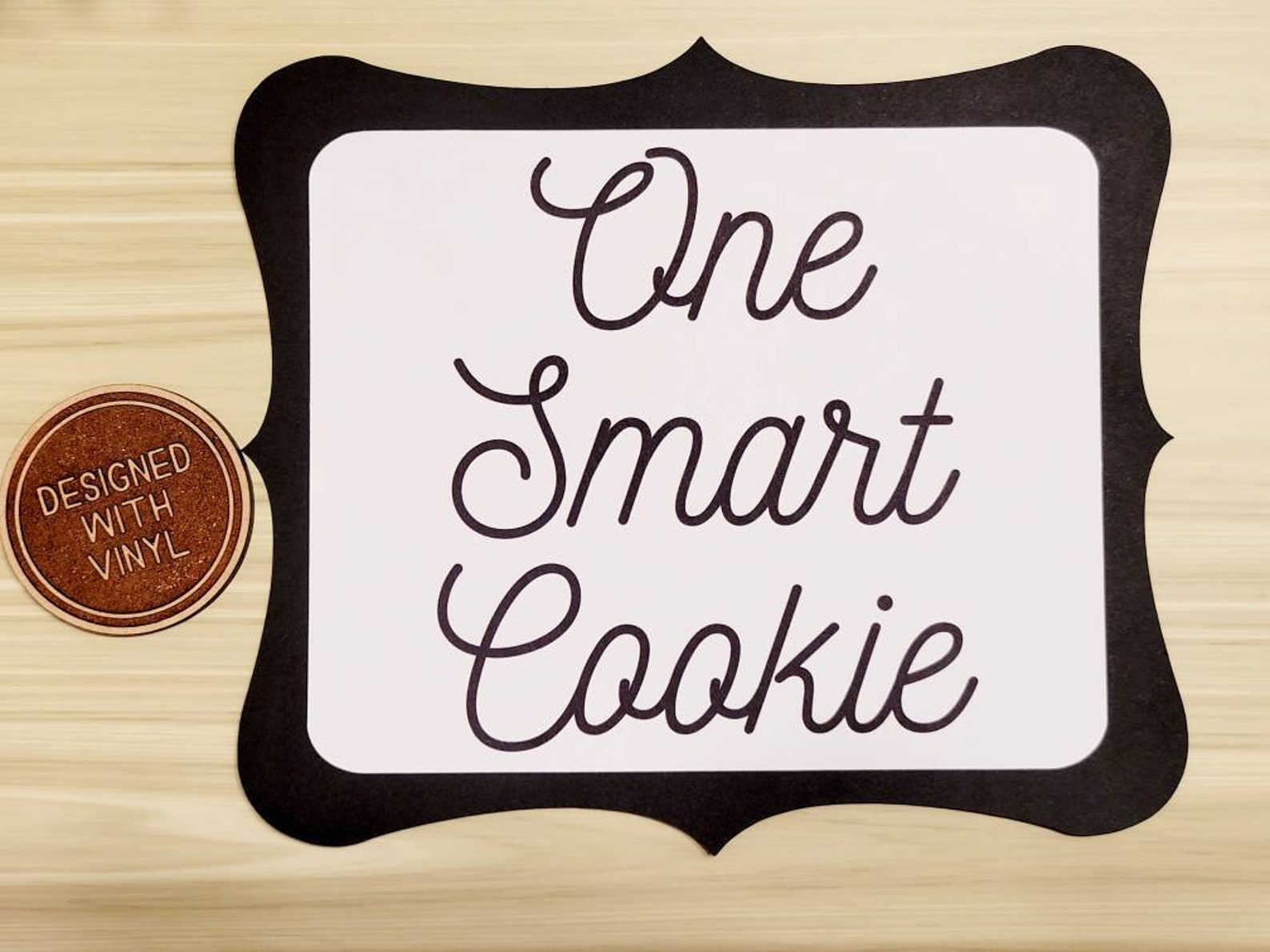 One Smart Cookie Sign Cookie Table Sign Graduation Party | Etsy