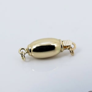 Solid 14K Yellow Gold  Clasp with Jump Ring for Necklace/Bracelet #G521