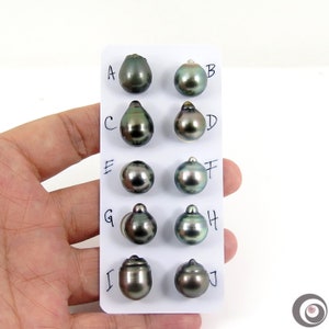 Selectable 13mm+ Organic Natural Color Tahitian Cultured Semi-Baroque Loose Pearls #L917