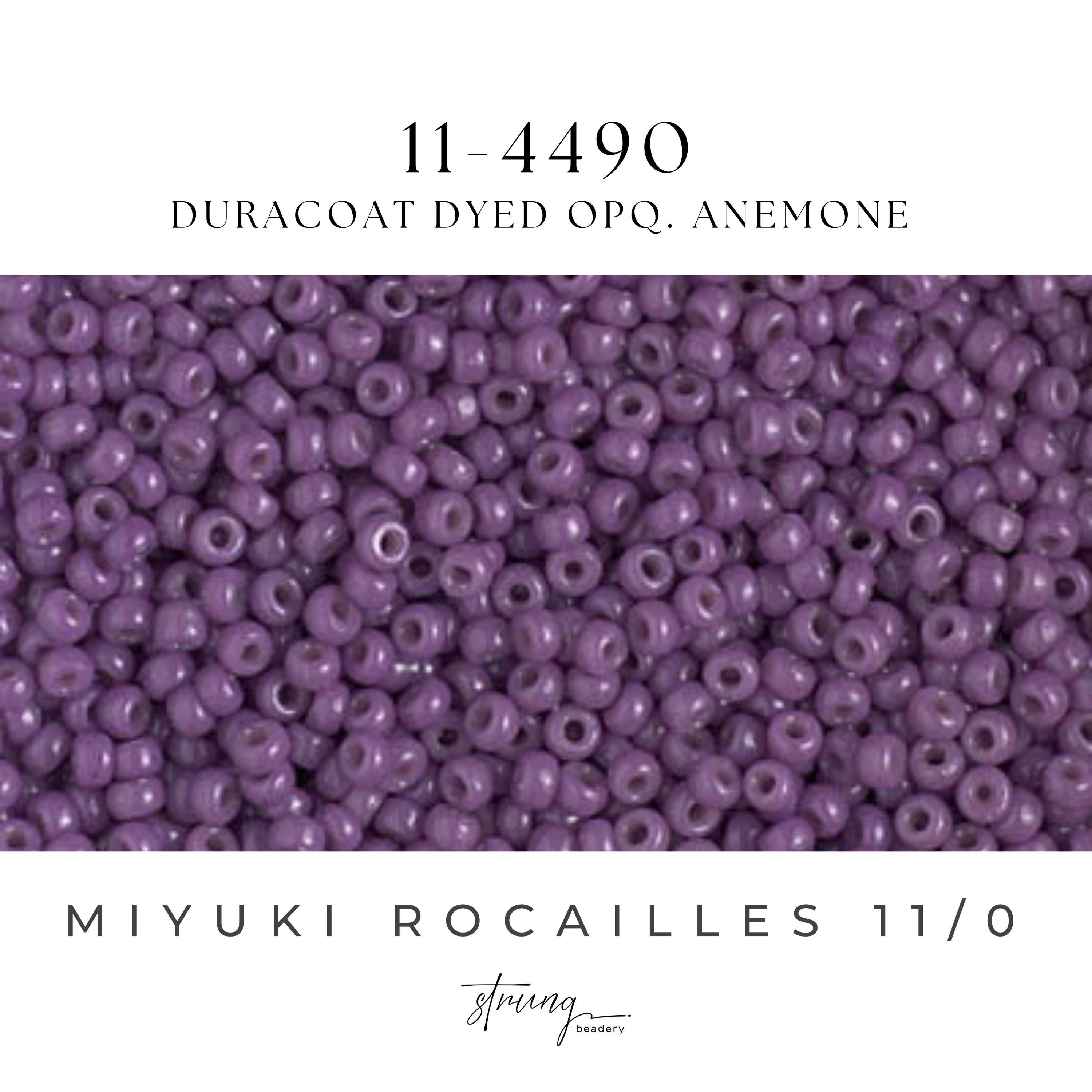 11-4490 Miyuki Seed Bead Round Rocailles 11/0 | Duracoat Dyed