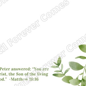 Matthäus 16:16 JW Briefpapier --> (4) Vier PNG-Dateien zum Download