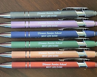 6 Pk or 1 Pen Pioneer Service SCHOOL (Not Meeting) Best Life Ever Fully Accomplish Your Ministry 2 Timothy 4:5 Stylus Pens JW