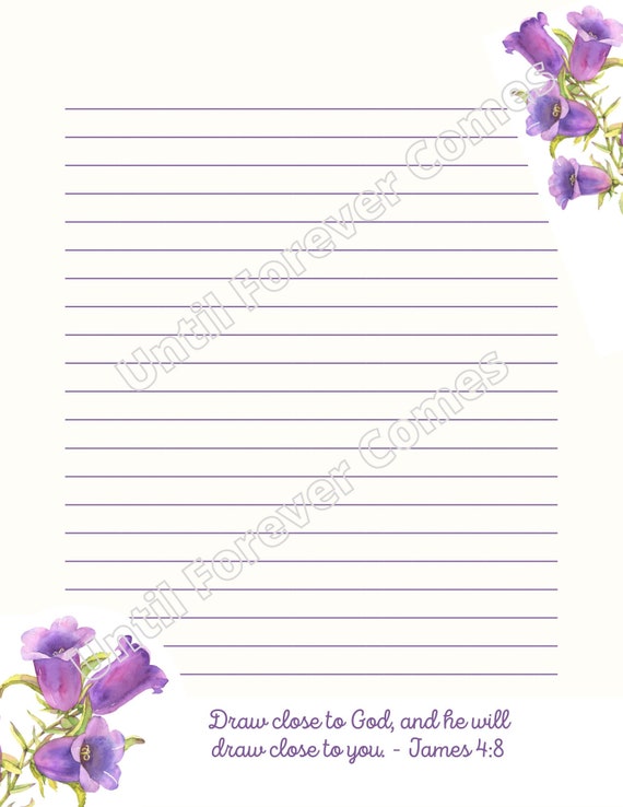 James 4:8 JW Printable Stationery for DIGITAL Download - Etsy