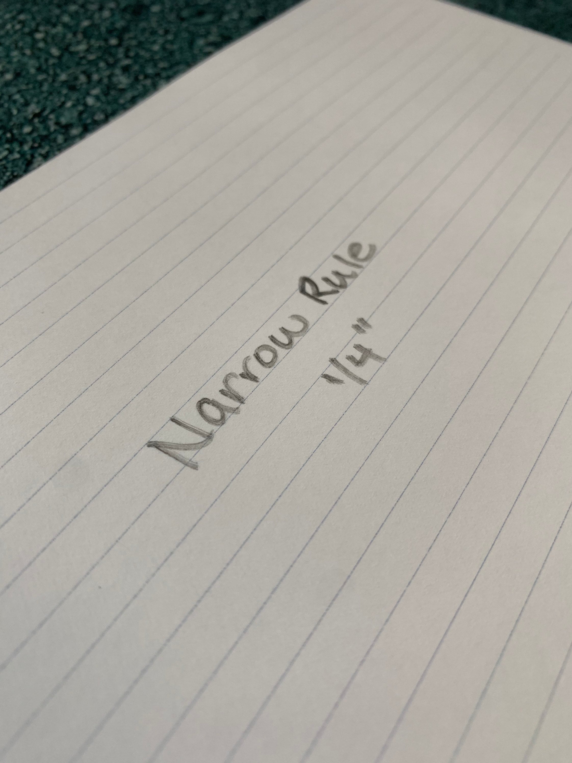 Official Sized Wide College and Narrow Ruled Paper for Etsy