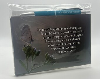 Letterwriting-To-Go!! 20 Postcards, 20 Scriptures 20 Sample Notes Featuring 20 Videos on JW.ORG Plus Pen in Cellophane Baggie