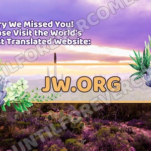 Sorry We Missed You Postcards: JW.ORG Visit Cards (25 Count)