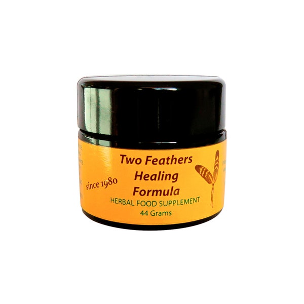 Two Feathers Healing Formula | Native American Indian Medicinal Drawing Black Brown Tar Salve Ointment Cream Topical Skin Herbal Medicine