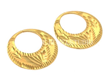 Nattiyan Earrings 18k Micron Gold Plated Nattiyan Earrings For Men Boy Punjabi Nattiyan Earrings