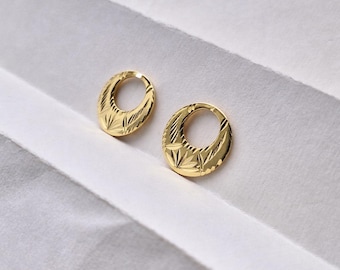 22K Gold Plated Nattiyan Earrings: Classic Punjabi Style