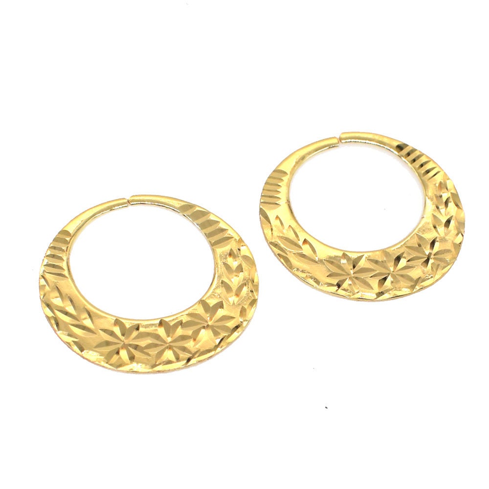 Nattiyan Earrings 18 K Gold Plated Earring for Men Boys Classic Punjabi