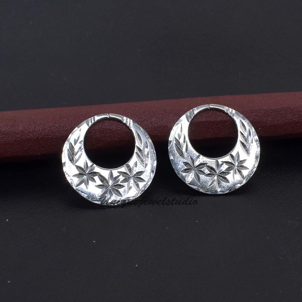 Sterling Silver Nattiyan Earrings: Classic Style Earring for Boy