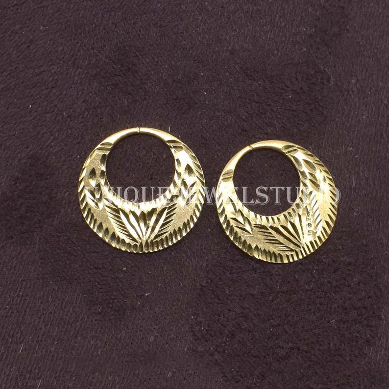 Nattiyan Earrings 18k Micron Gold Plated Nattiyan Earrings For Men Boy Punjabi Nattiyan Earrings image 4