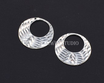 925 Sterling Silver Punjabi Nattiyan Hoop Earrings: Indian Jewelry