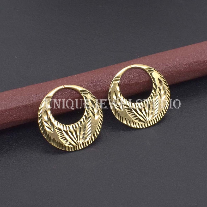 Nattiyan Earrings 22k Micron Gold Plated Nattiyan Earrings for Men Boy