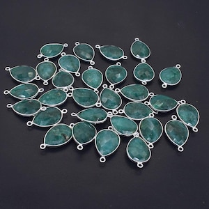 925 Sterling Silver Gemstone Bezel Connector: DIY Jewelry Supply