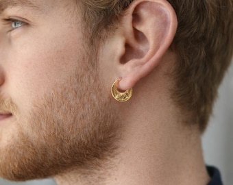 22K Gold Plated Nattiyan Earrings: Classic Punjabi Style