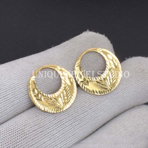 Nattiyan Earrings 18k Micron Gold Plated Nattiyan Earrings For Men Boy Punjabi Nattiyan Earrings image 5