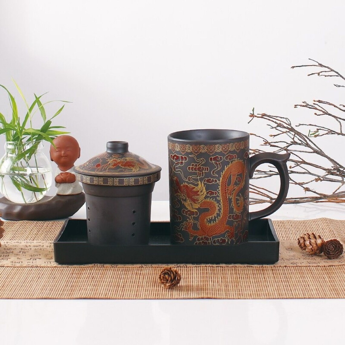 Traditional Chinese Yixing Tea Cup With Infuser Tea Mug With Etsy