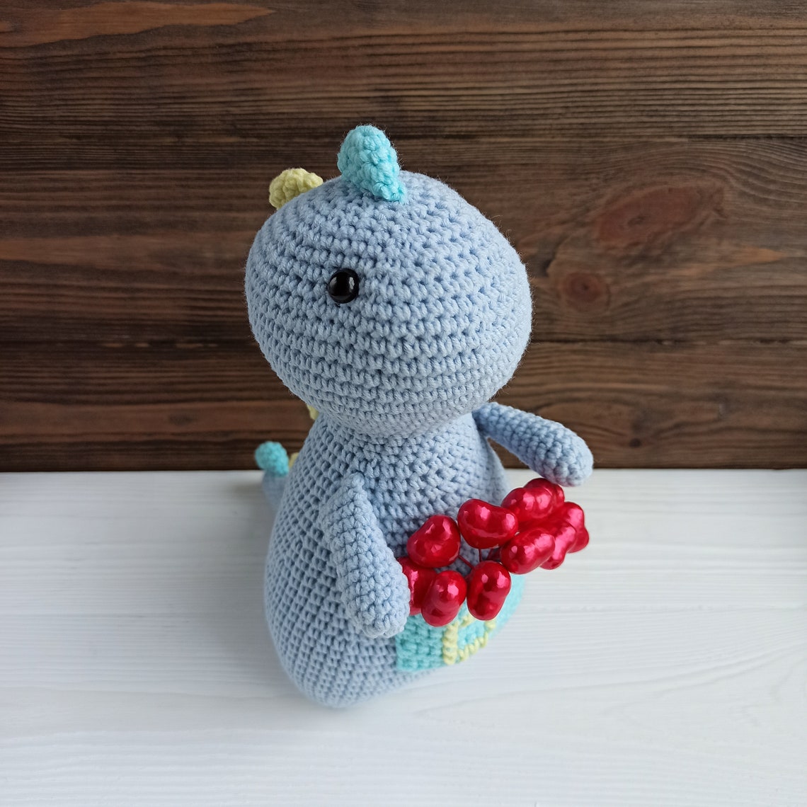 Cute Dinosaur Amigurumi Crochet Pattern PDF Knitted Dino DIY | Etsy