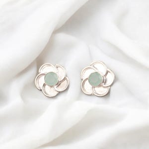 Valuable Aqua Chalcedony  Earrings,  Drop & Dangle Earrings, 925 Sterling Silver Jewelry, Engagement Gift, Earrings For Wife