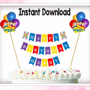 Wiggles Birthday Cake Topper