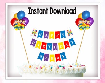 Wiggles Birthday Cake Topper