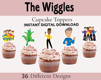 Wiggles Birthday Cupcake Topper