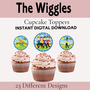 Wiggles Birthday Cupcake Topper