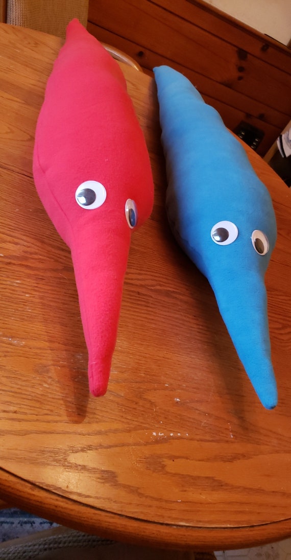 giant worm on a string plush
