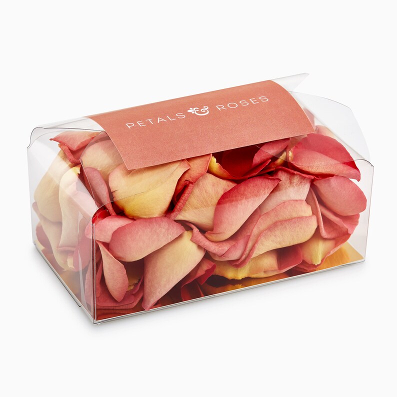 Luxury Flame Red Rose Petals Biodegradable Freeze Dried Etsy